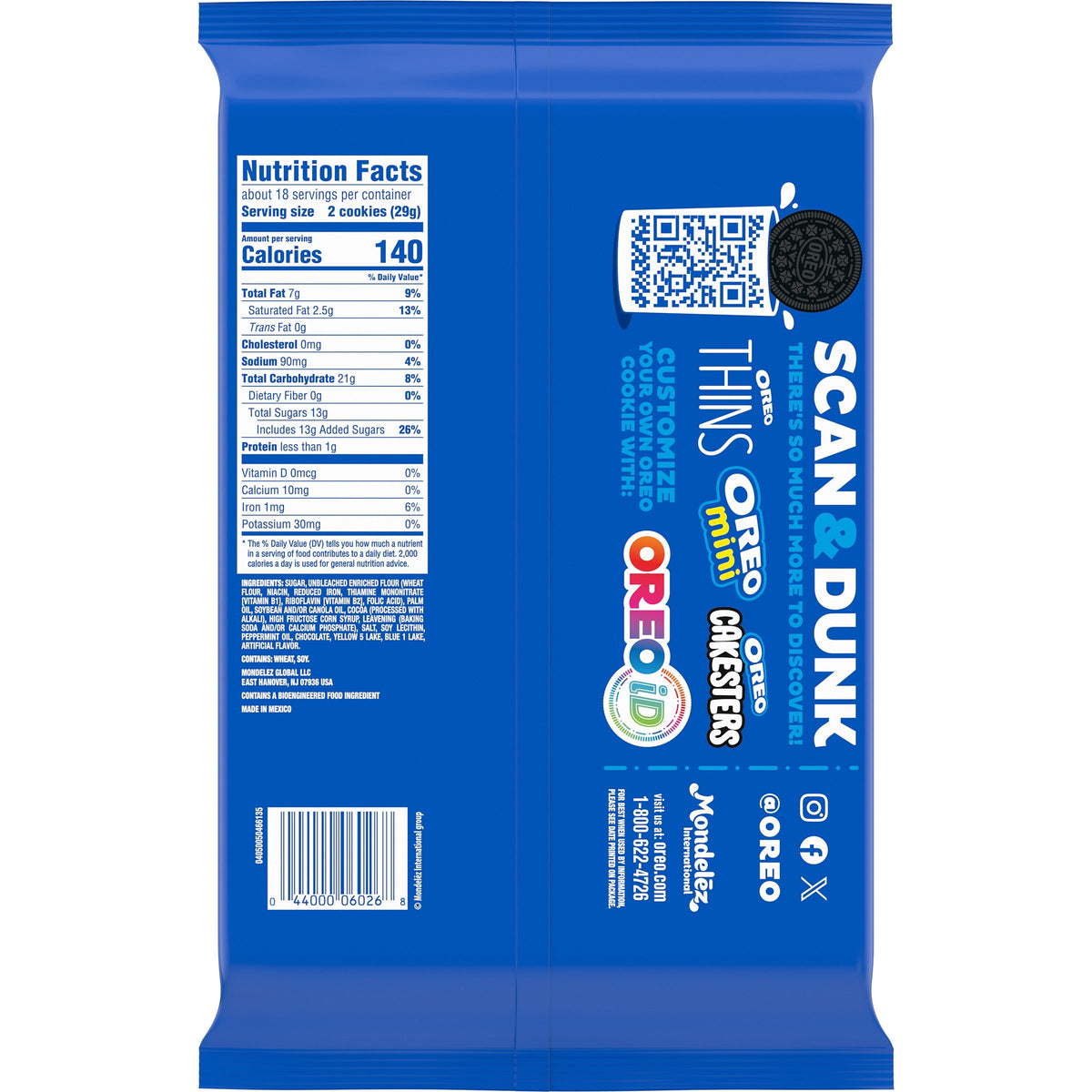 OREO 薄荷巧克力夾心餅乾 530g