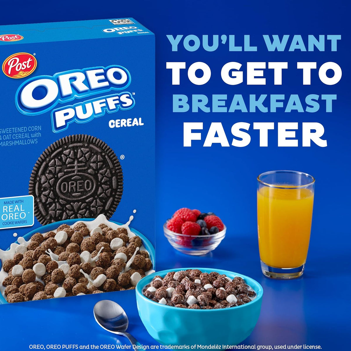 OREO 巧克力棉花糖穀物脆球 283g