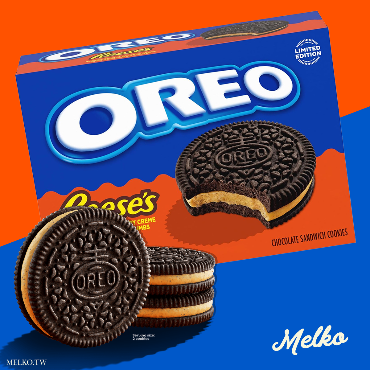 OREO REESE’S 花生奶油巧克力夾心餅乾 306g