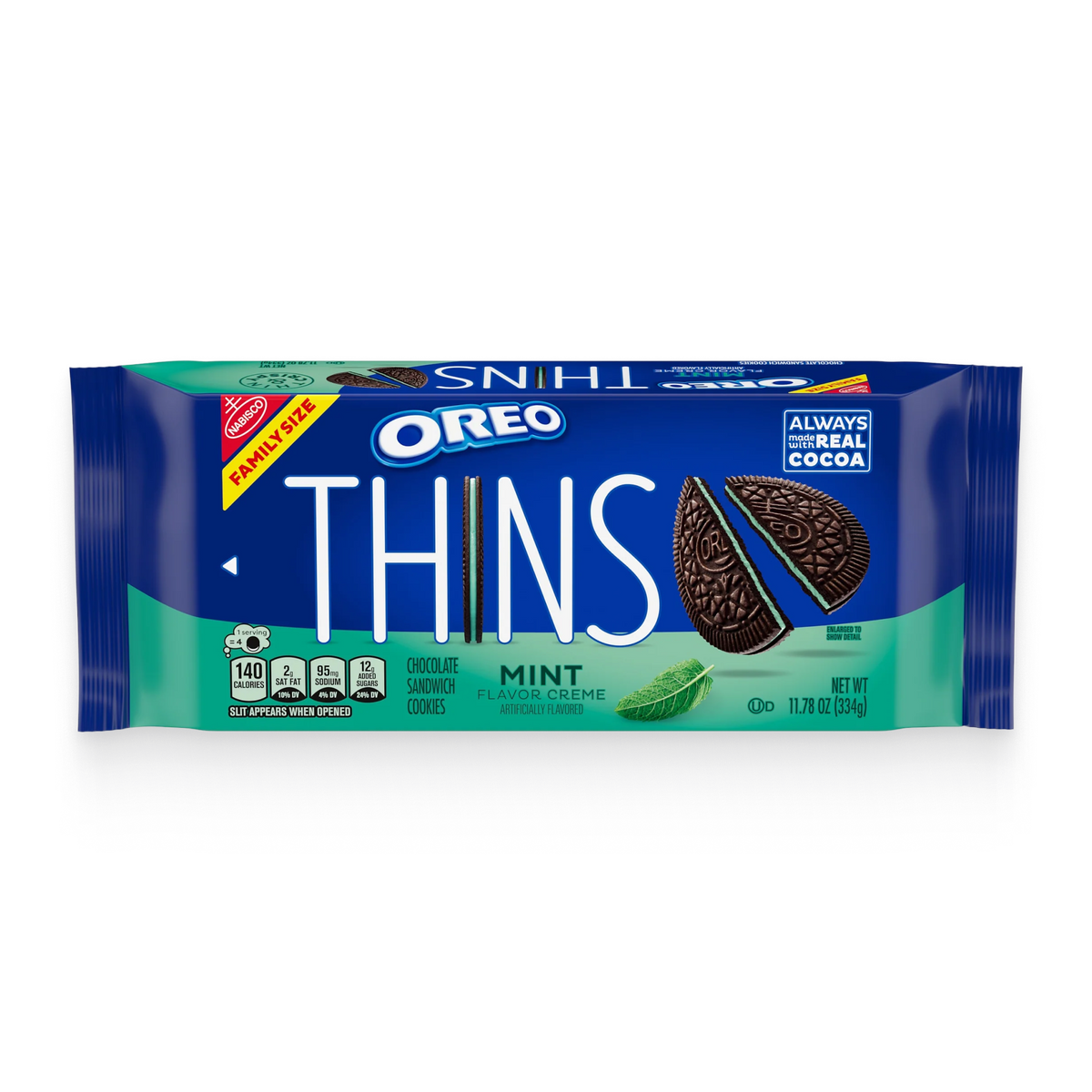 OREO 薄荷巧克力夾心餅乾 334g