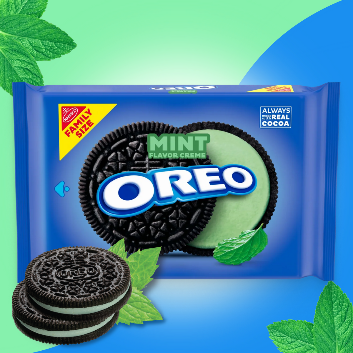 OREO 薄荷巧克力夾心餅乾 530g