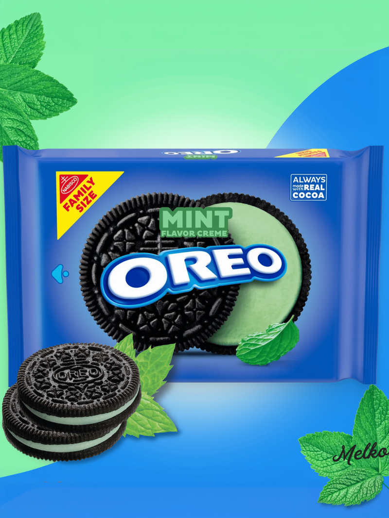 OREO 薄荷巧克力夾心餅乾 530g