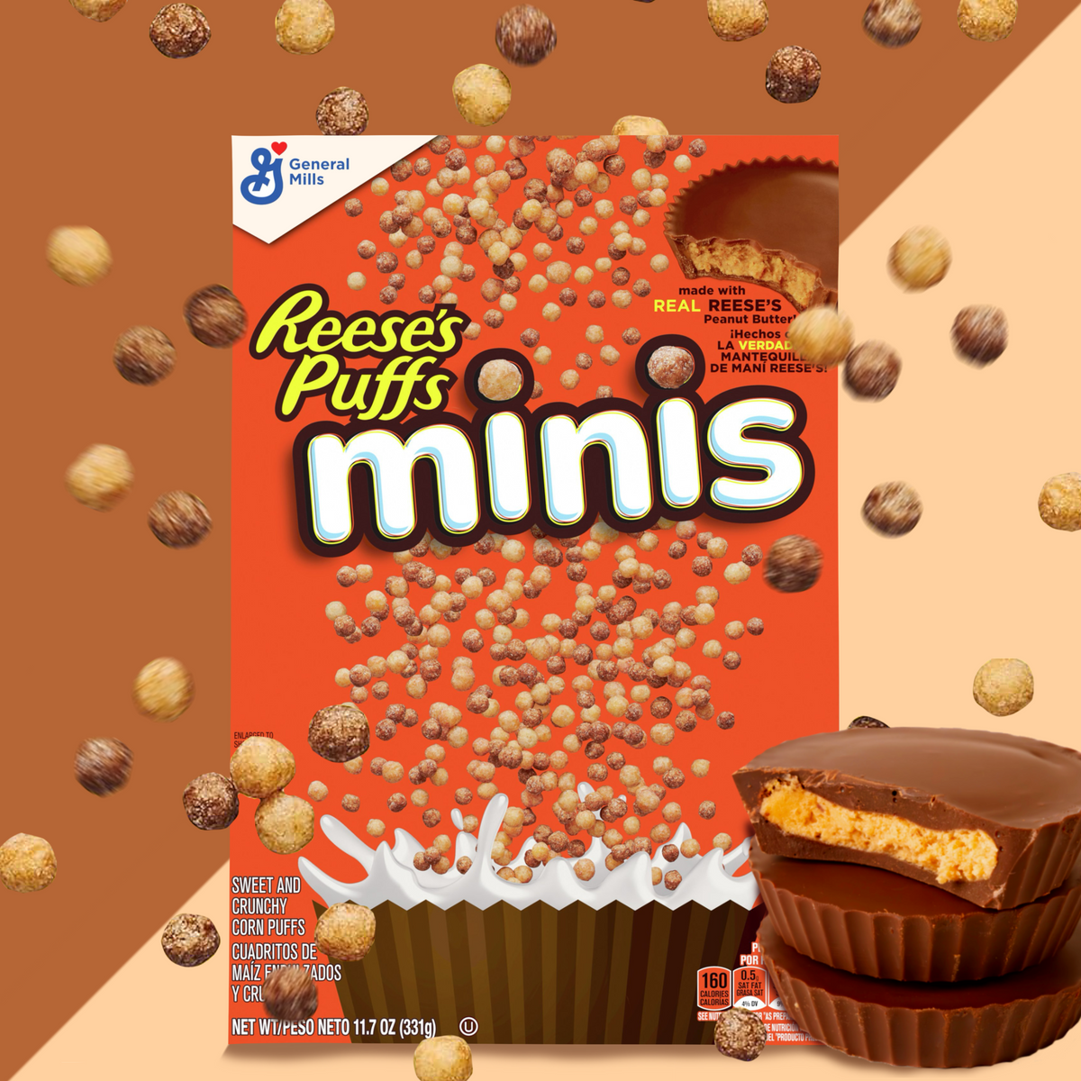 REESE’S 花生巧克力迷你穀物脆球 560g